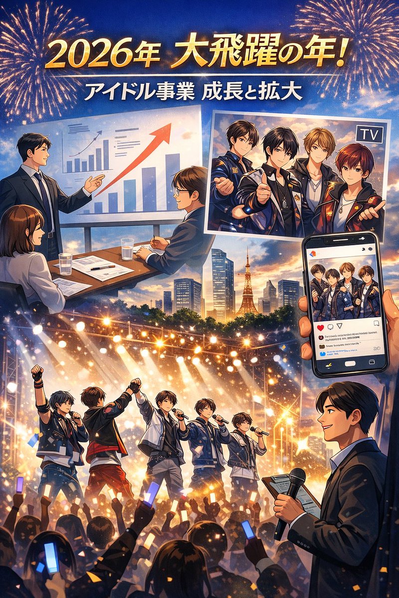 取引先にやってみてと言われて、 算命学的に2026年の運勢を画像で