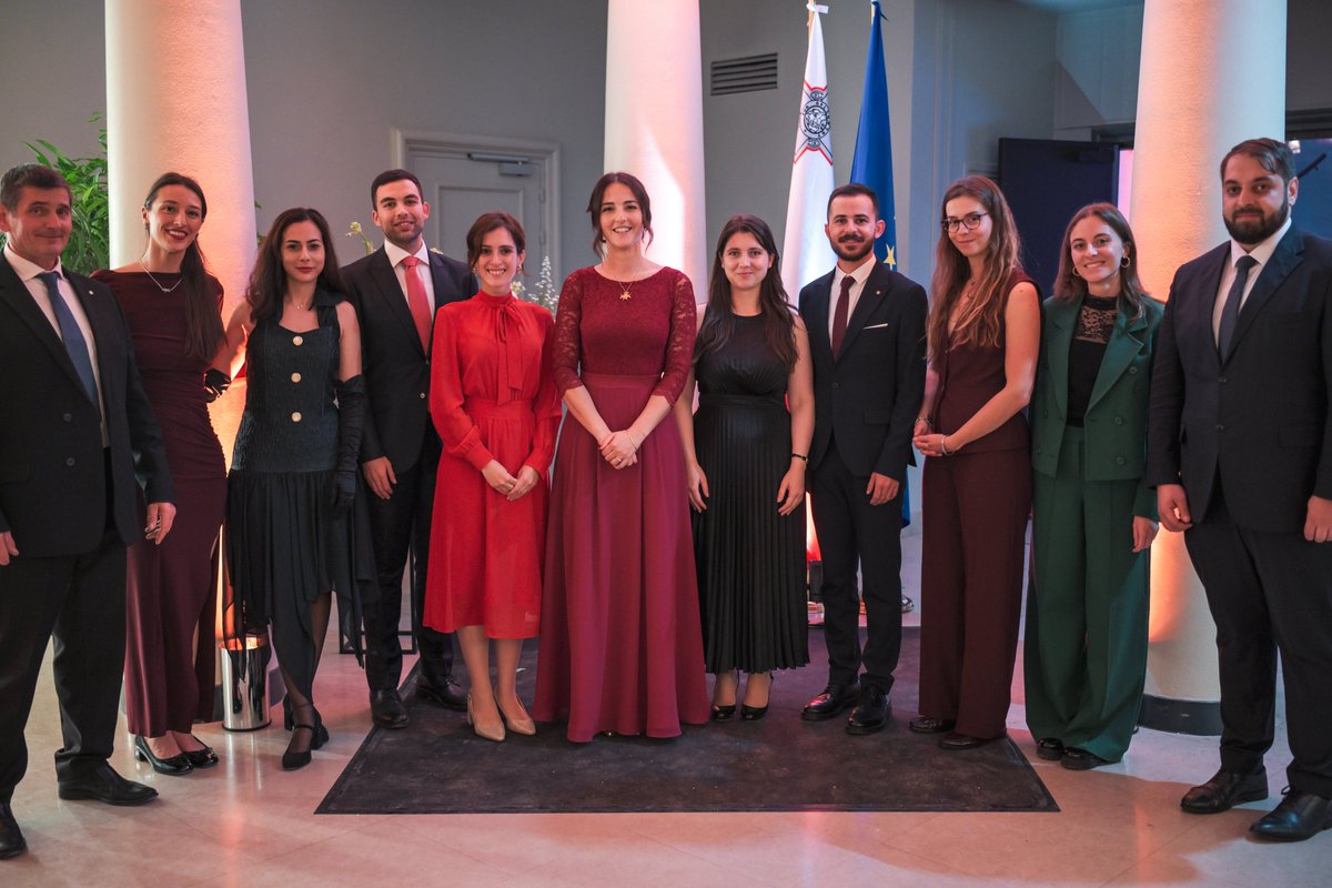 MaltaCoE's tweet photo. The team at the Permanent Representation bids farewell to Ambassador @FrancescaCV_MT, as she concludes her service in Strasbourg. From Malta’s Presidency of the @coe to fostering cooperation and dialogue, her leadership leaves a lasting impact. Wishing her every success ahead✨ https://t.co/qHjLqCcmiV