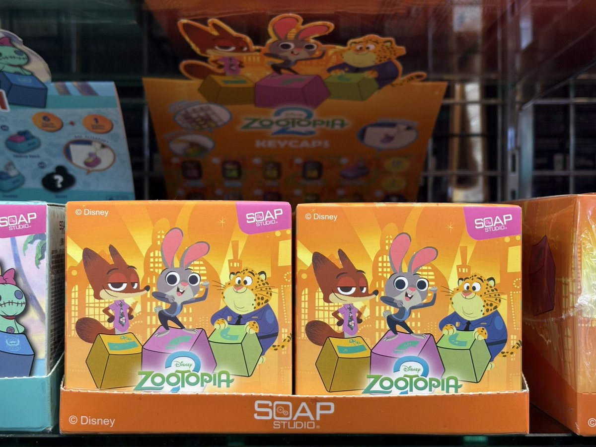 5階売場に新入荷🎵 SOAP STUDIO ✓ ディズニー ズートピア2 キー