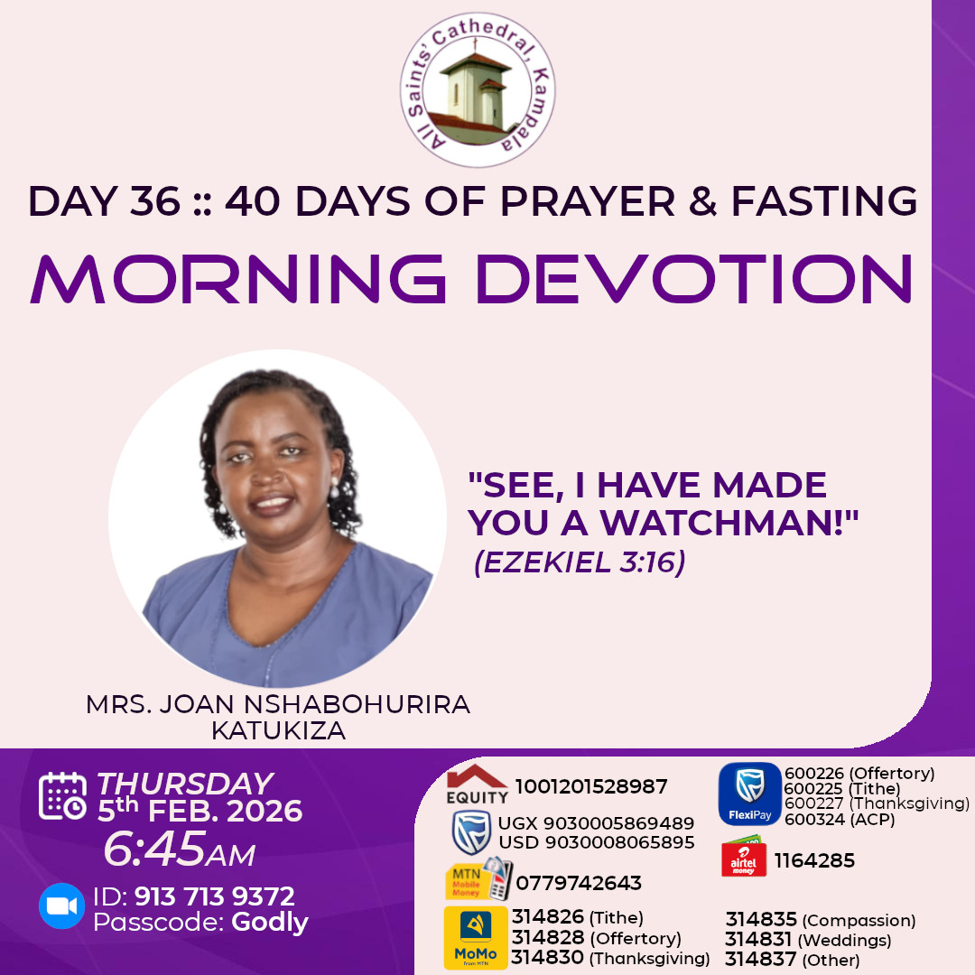 allsaintskla's tweet photo. Join us for Morning Devotion (Online Only) on Thursday, 5th February 2026 at 6:45am. Invite a friend !!
#ASCKMorningDevotion #Prayer #ASCKChurchOnline https://t.co/zlNIboeYxP