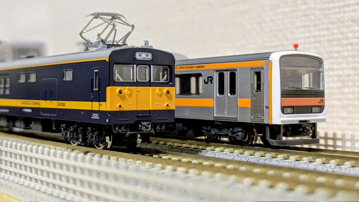 ようやく八王子支社訓練用機械(209系タイプ)完成ですー 帯、ロゴ、標記