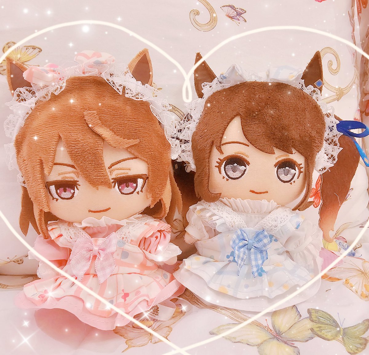 chancurre's tweet photo. special nutrition: nakajoda nuis in matching frilly little outfits🩷🩵🎀✨️ https://t.co/EAlYx4YIgd