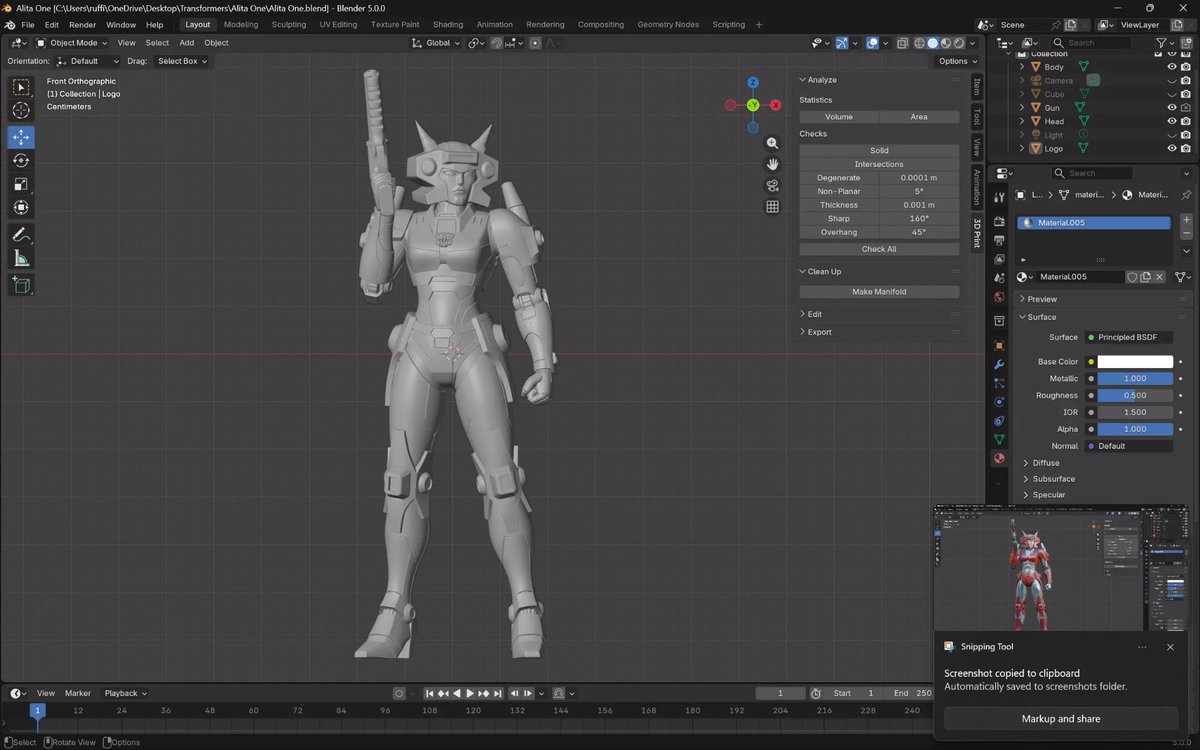 oXbarshmah's tweet photo. ELITA-1 Transformers G1 Inspired 3D print model
#Transformers3D #G1Transformers #3DPrintedToys #STLFiles #CollectibleFigures
#3DPrinting #3DArt #ACTIONFIGURES #commissionsopen #ArtistOnTwitter https://t.co/qDAKIxJJ5B