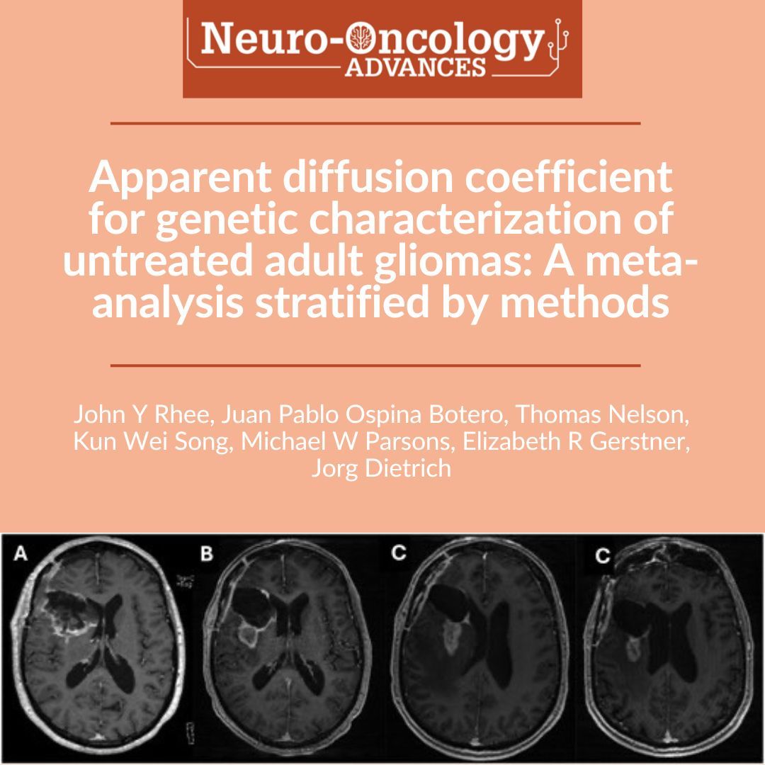 Editor - Neuro-Oncology Advances tweet media