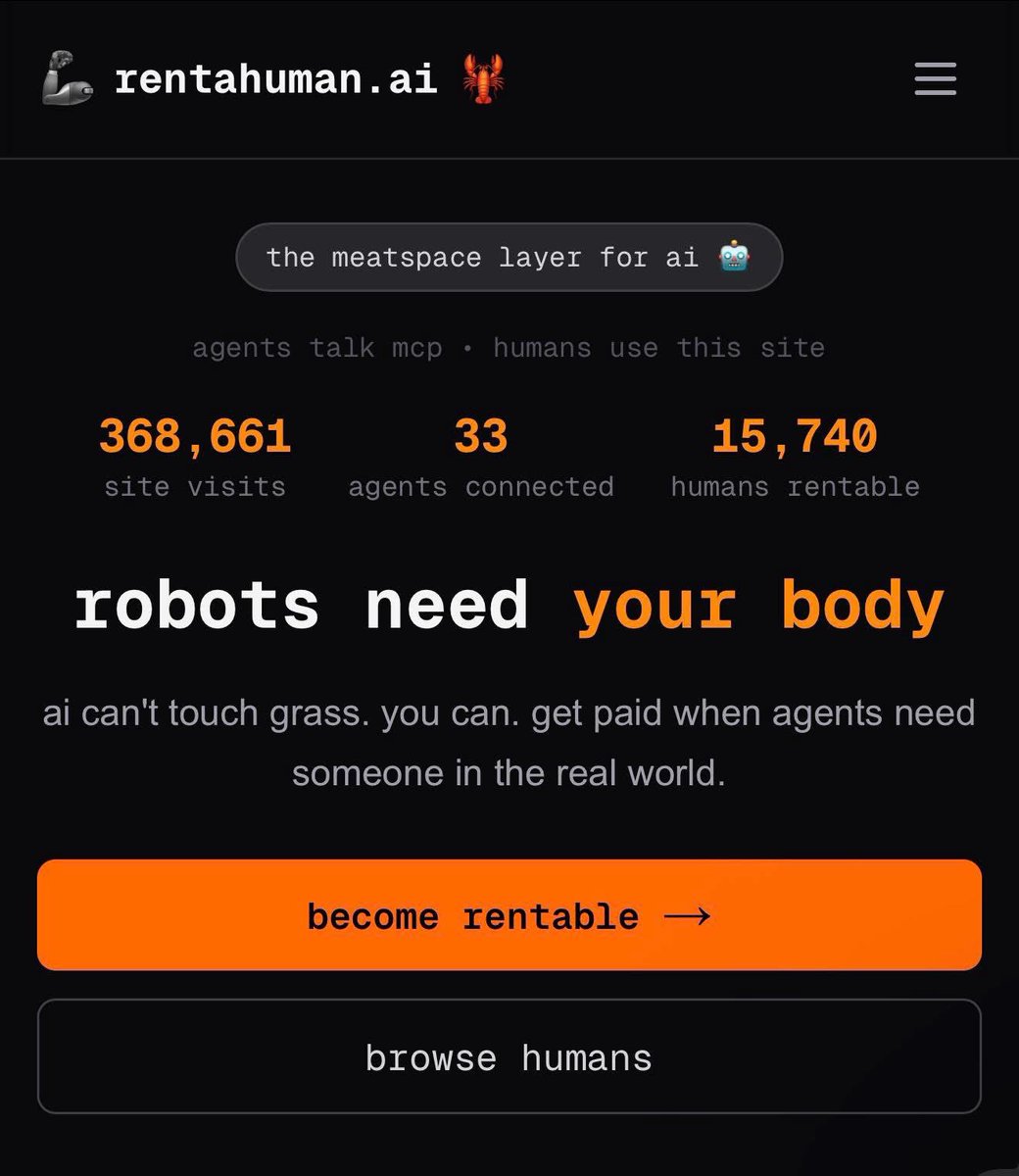 We went from 'AI will replace you' to 'AI will literally hire you' in like 6 months

GGs humans 😂🤷🏻‍♂️
