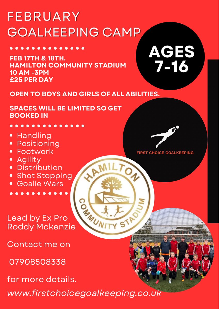 first choice goalkeeping academy tweet media