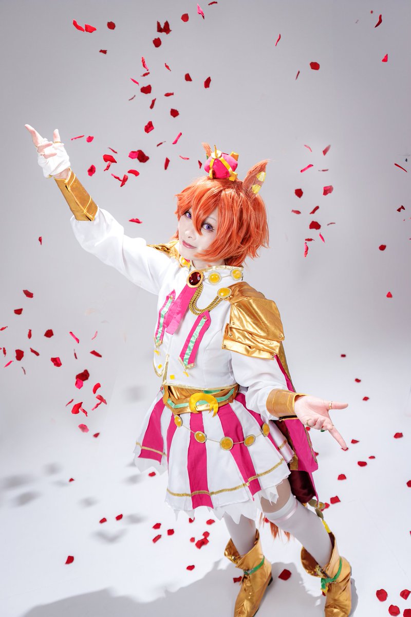 推し活の日 大好きなテイエムオペラオーのコスプレして、友人の助けで