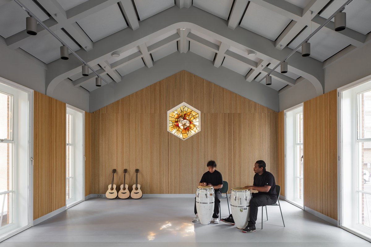 illustrarch's tweet image. Muziekwerf Rehearsal and Concert Venue by Powerhouse Company

#venue #architects #design #architecture #illustrarch