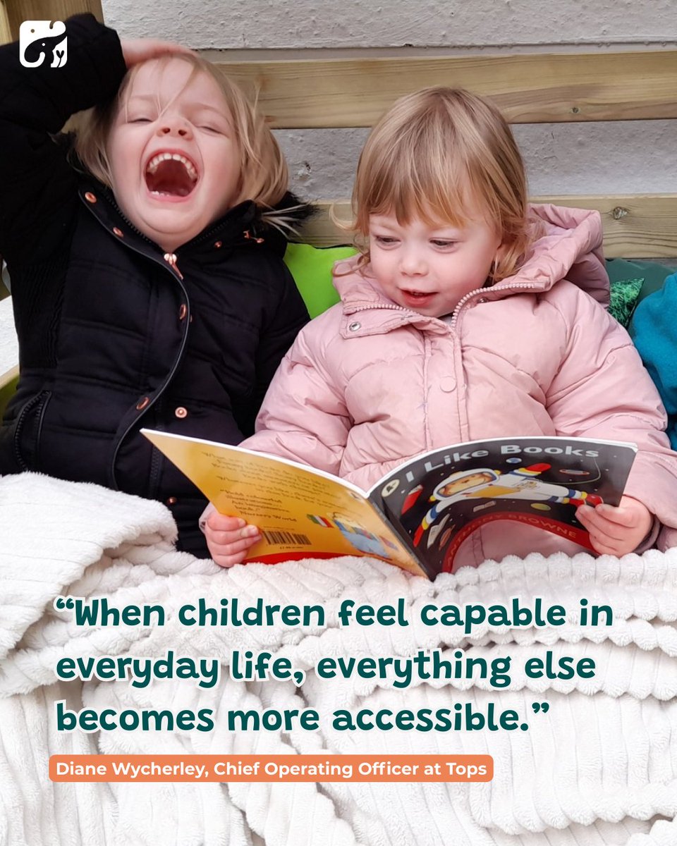 What if the secret to strong learning foundations started with a story?

Diane Wycherley, COO at Tops Day Nurseries, says: “When children feel capable in everyday life, everything else becomes more accessible.” 🌟

Learn more: bit.ly/4rnE2am