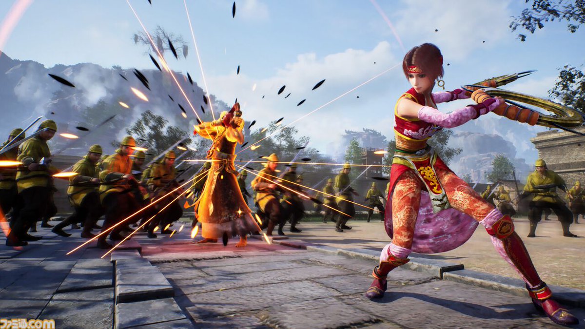 famitsu's tweet photo. 『真・三國無双2 with 猛将伝 Remastered』は懐かしのオフライン画面分割プレイにも対応。回避などの新アクションも【先出し週刊ファミ通】
https://t.co/eW5T81vJHX

『真・三國無双2』からは象にも乗れるようになった。グラフィックやアクションが進化した本作で『2』と『猛将伝』が丸ごと味わえる！ https://t.co/UunFnPF6WP