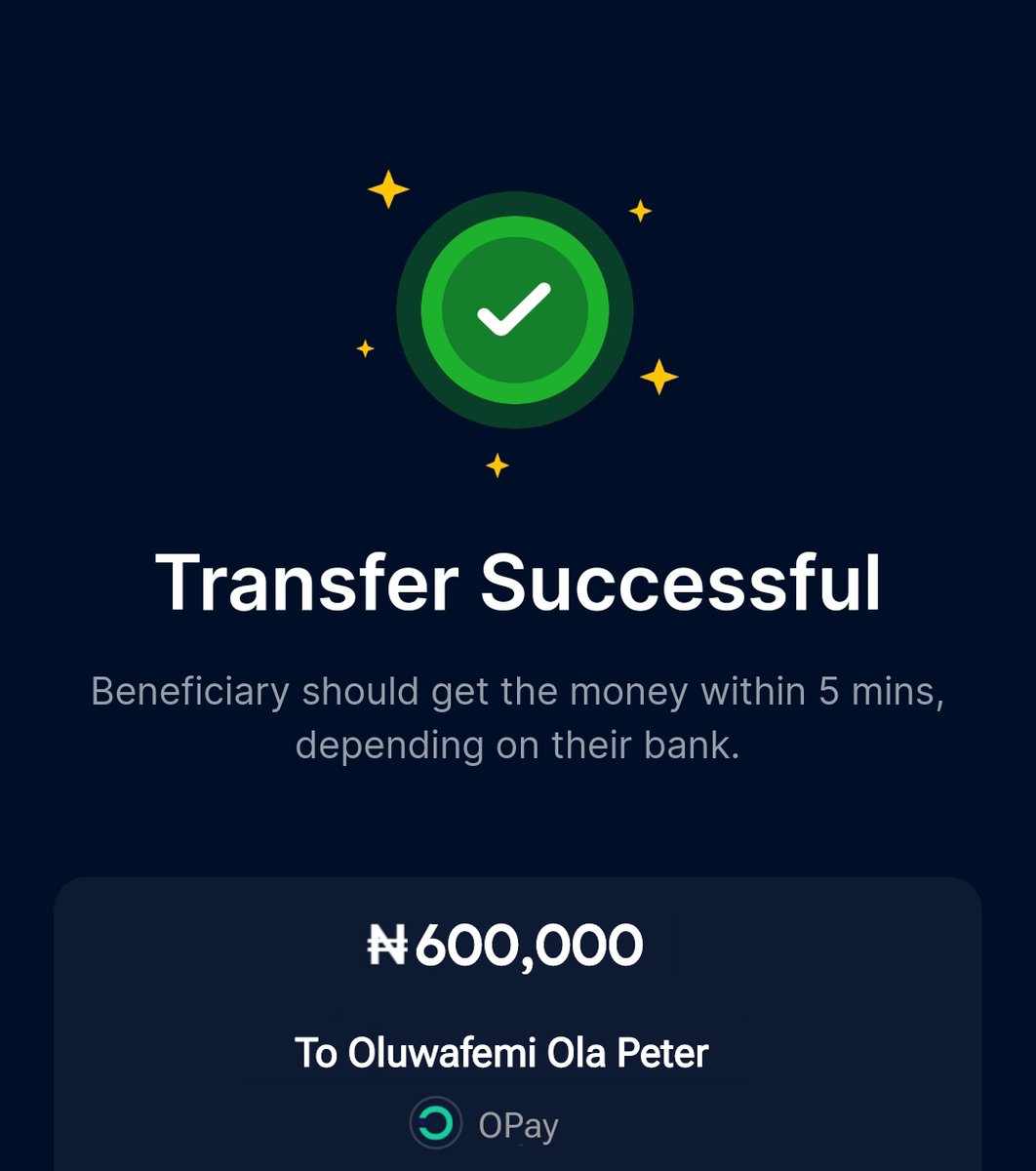 Oluwafemi ₦600k sent to you

Who’s next? 

Pick a number 1-100 if you’re active and Following