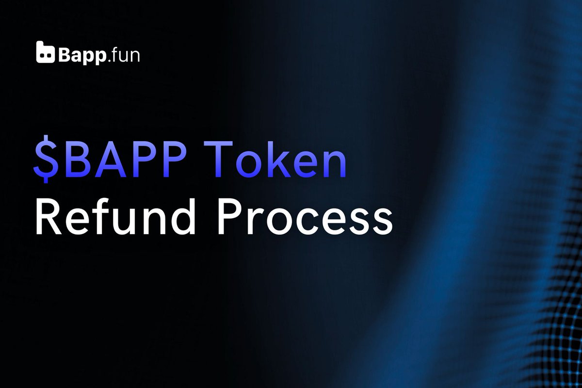 $BAPP Token Refund Process

From the very first day we started building Bappfun, our core objective has been to offer our community high potential projects at attractive FDV levels. With this model, we aimed both to create value for our community and to sustainably support