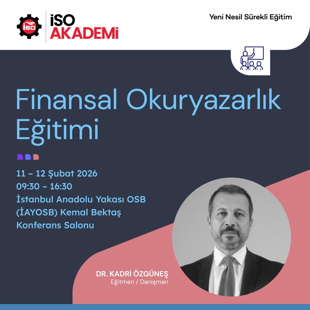 Finansal Okuryazarlık Eğitimi ile katılımcıların; finans alanında uzman olmadan da şirketlerinin, paydaşlarının ve rakiplerinin finansal yapılarını daha doğru okuyabilmeleri, finansal tabloları yorumlayabilmeleri ve iş süreçlerinde finansal farkındalıkla karar alabilmeleri