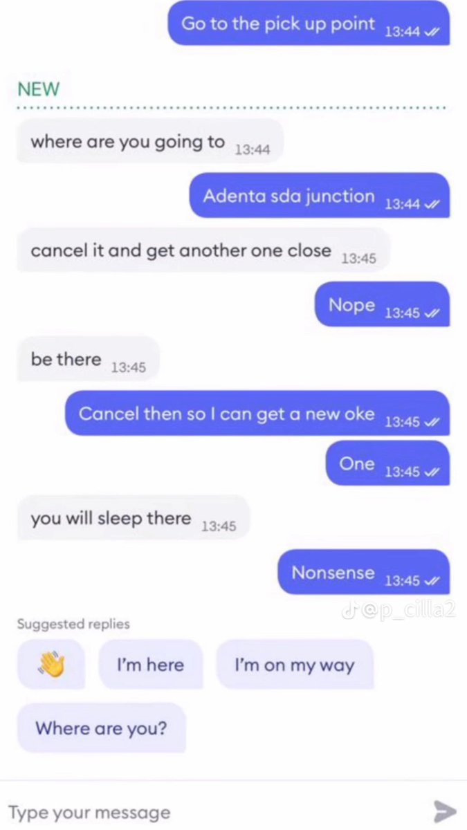 MrAkyeampong's tweet image. A lady shared her chat with Ghanaian Uber drivers