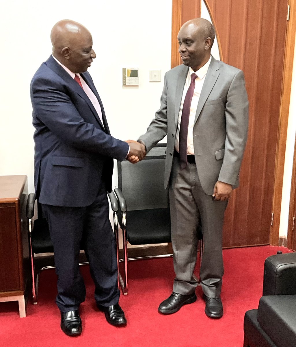 BioVaxInstitute's tweet image. The CEO of @BioVaxInstitute, Dr. Wesley Ronoh (@wronoh ), paid a courtesy call on the Chairperson of the Departmental Committee on Health at the National Assembly, Hon. (Dr.) James Nyikal (@NyikalDr), during which they discussed strengthening policy and legislative support for…