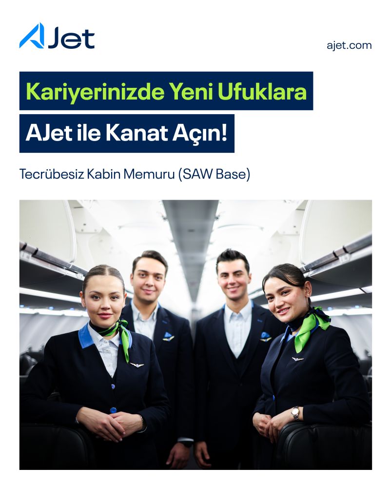 Kariyerinizde Yeni Ufuklara AJet ile Kanat Açın! ✈️

Başvuru Detayları: ajet.hrpeak.com