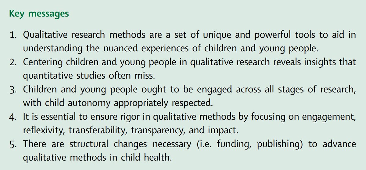 TheLancet's tweet photo. Qualitative research provides unique insights into the nuanced experiences of children and young people that quantitative studies often miss.

In @eClinicalMed, authors discuss the importance of qualitative research in advancing child health outcomes: https://t.co/e2AG9kzHLa https://t.co/jPGc2r0906