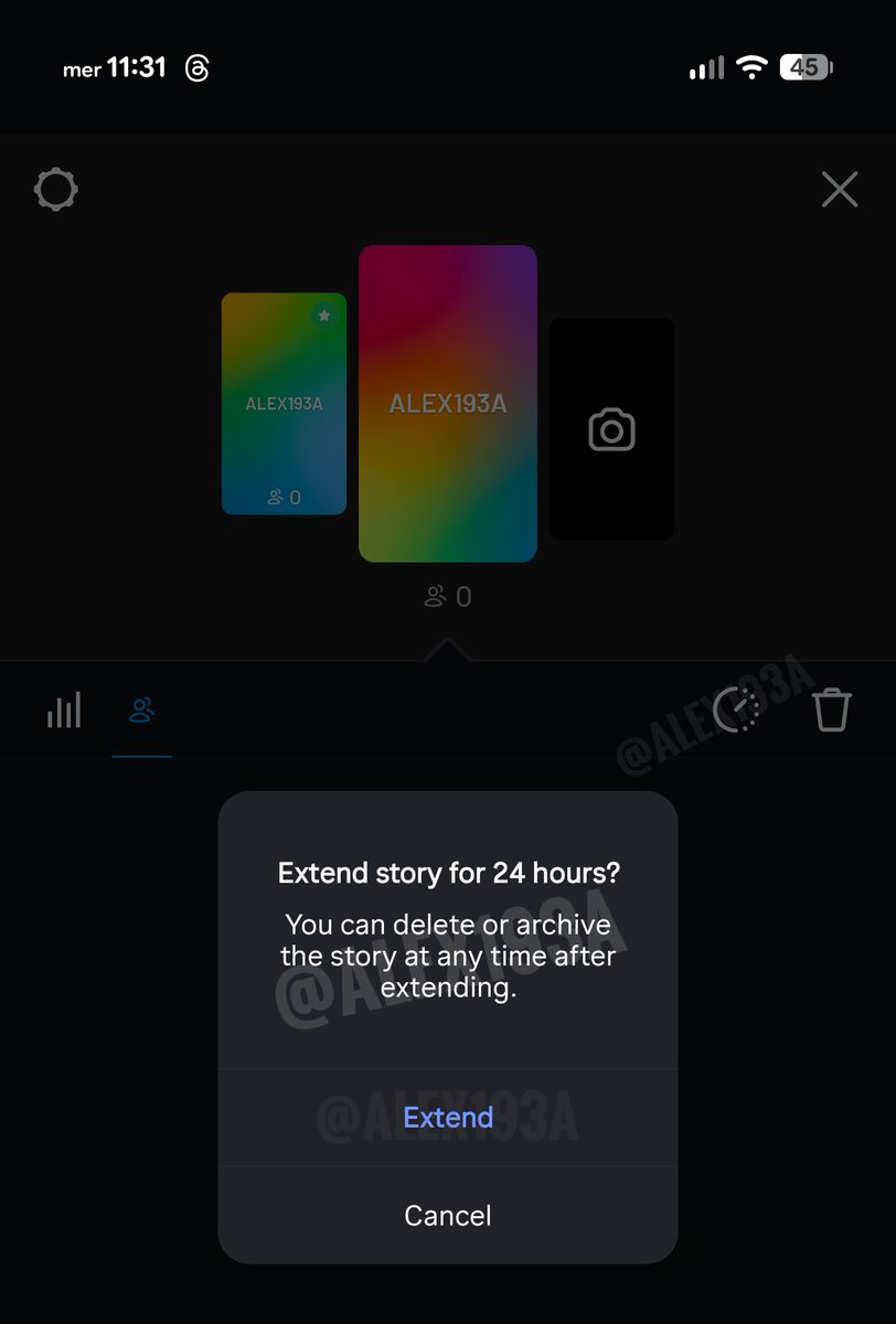alex193a's tweet photo. #Instagram continues to work on the new paid subscription by adding a new perk: Story Extend 👀

ℹ️ You'll be able to extend a Story for another 24 hours without needing to repost it https://t.co/alXhYAhvKH