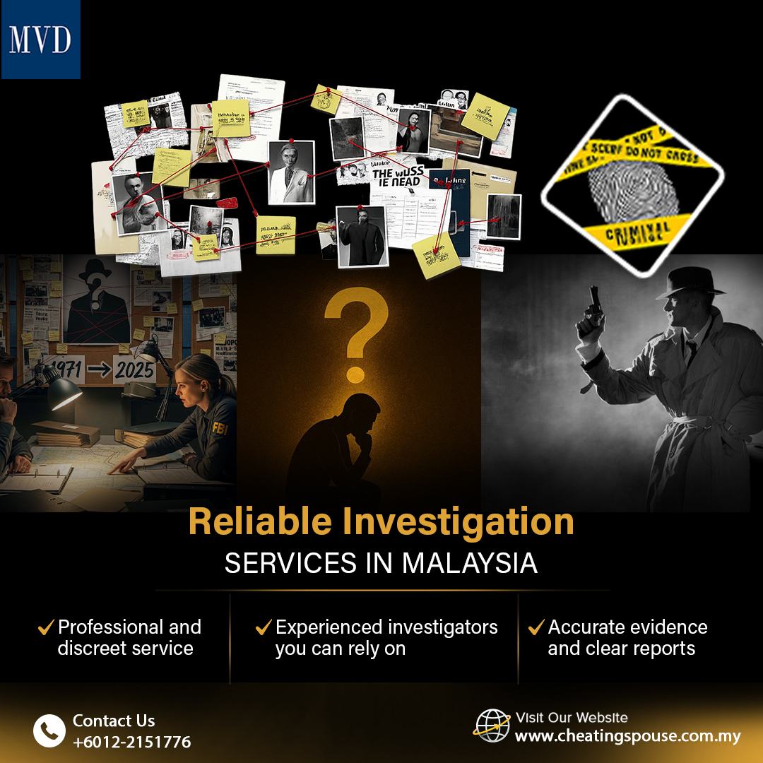 CheatingSpouse7's tweet photo. Our Investigation Services Malaysia are designed to help individuals and businesses uncover the facts discreetly and professionally.
 
📞 +6012-2151776
📧 info@mvdinternational.my
🌐 https://t.co/rfAl3qmGzA
 
#InvestigationServicesMalaysia #PrivateInvestigation https://t.co/uUelHnkSJk