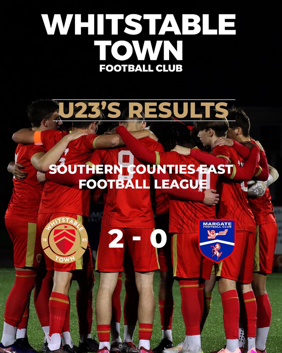 whitstabletown's tweet image. U23s results 🦪

What a result! A great game for our U23s last night against Margate U23s. 

Up the Oysters!