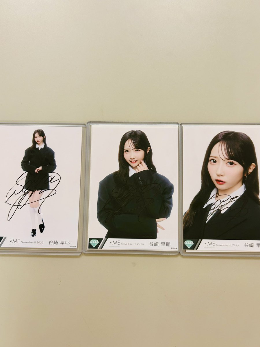 直筆セミコン⇨コンプになりました。 #谷崎早耶