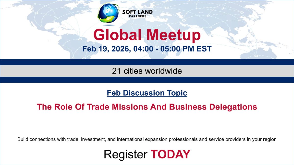 Registration is now open for the next #Global Meetup luma.com/dvscv2y6 #internationaltrade #globaltrade