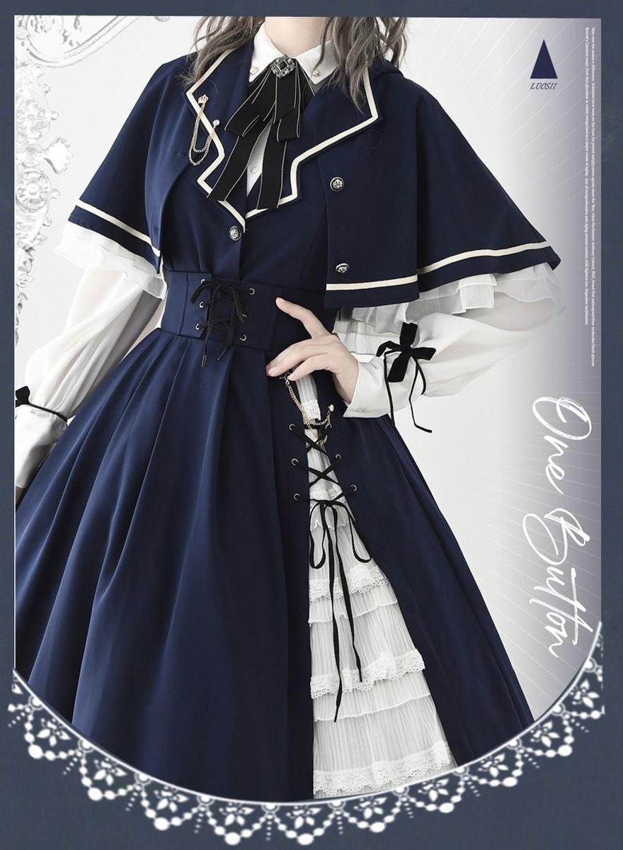 Maidens_Reve's tweet photo. ショートケープ付き学園風セットアップ♥ https://t.co/BzTSq7bBSL