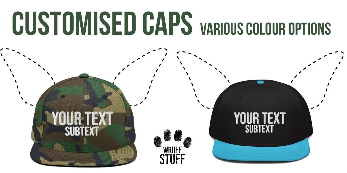 wruffstuff's tweet image. Customised caps in various colours. Ready for detachable ears or no ears at all!
wruffstuff.com/caps/snapback-…
#caps #cumtomcap #humanpuppies #pupplaygear