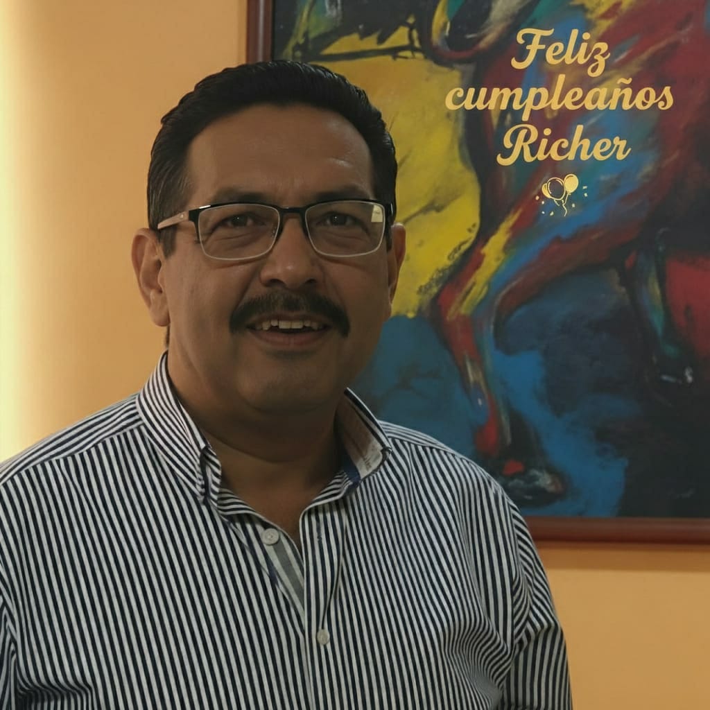 Feliz cumpleaños, querido amigo y compañero Richer Dávila.
Que Dios te bendiga con mucha salud, alegría y una larga vida llena de éxitos y momentos inolvidables 🥳🎂🥃