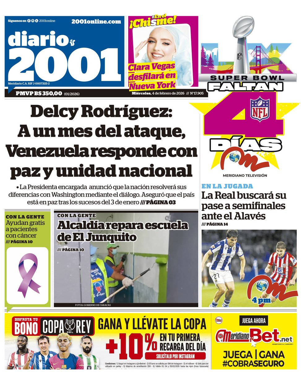 Prensa Nacional Impresa 

<a href="/TortoleroFM/">Jacqueline Tortolero</a>