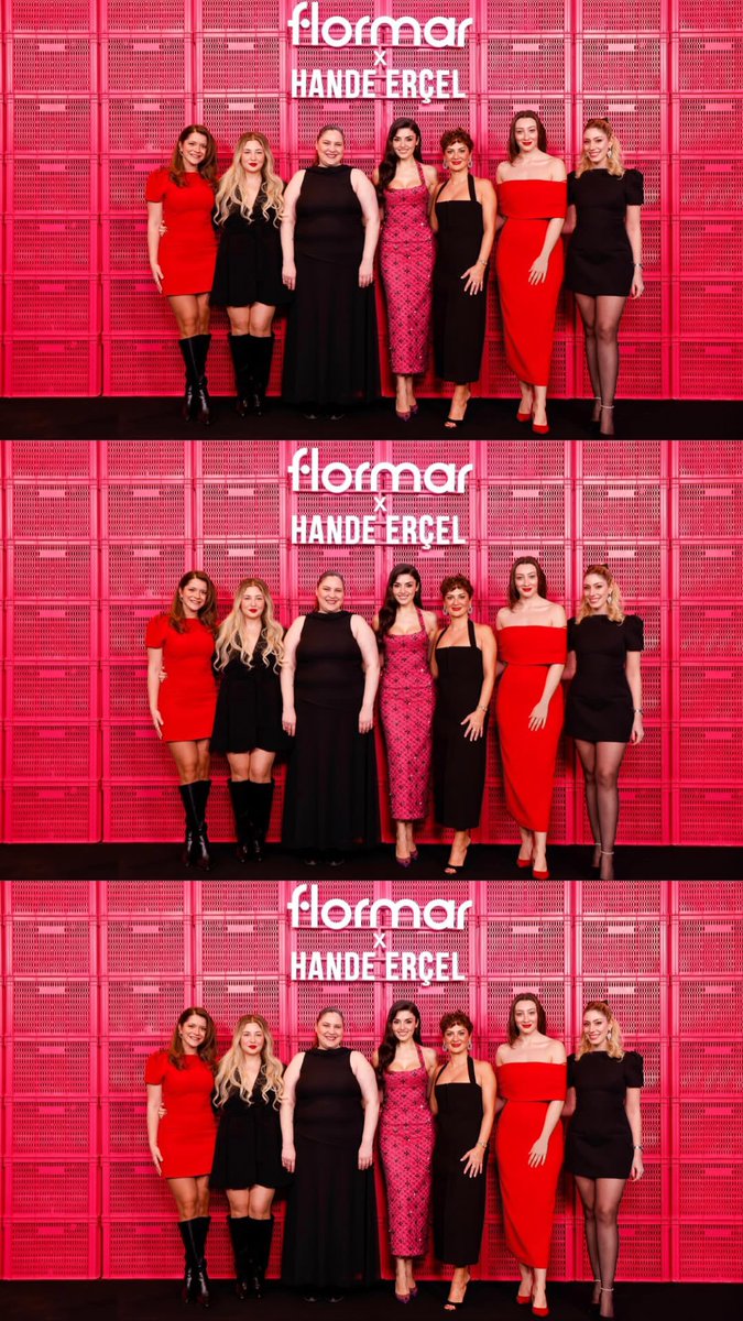 DailyHandeErcel's tweet image. #HandeErçel ve Flormar ekibi✨💄 #HandeErçelXFlormar