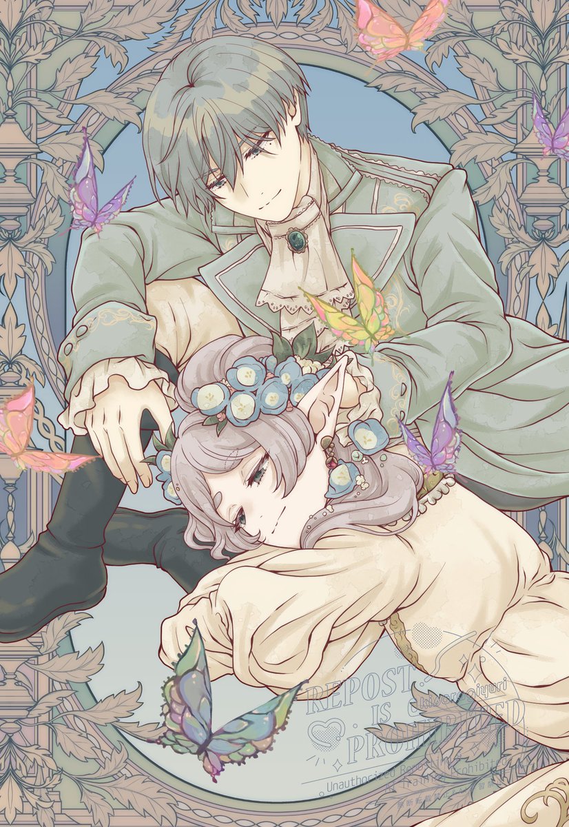 kisaragiyuri's tweet image. 蝶々のヒンフリ🦋
やっぱりこのお衣装かわいい✨️
#フリーレンFA #frieren