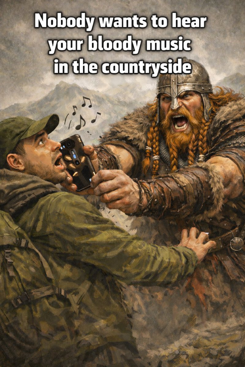 the peak district viking tweet media