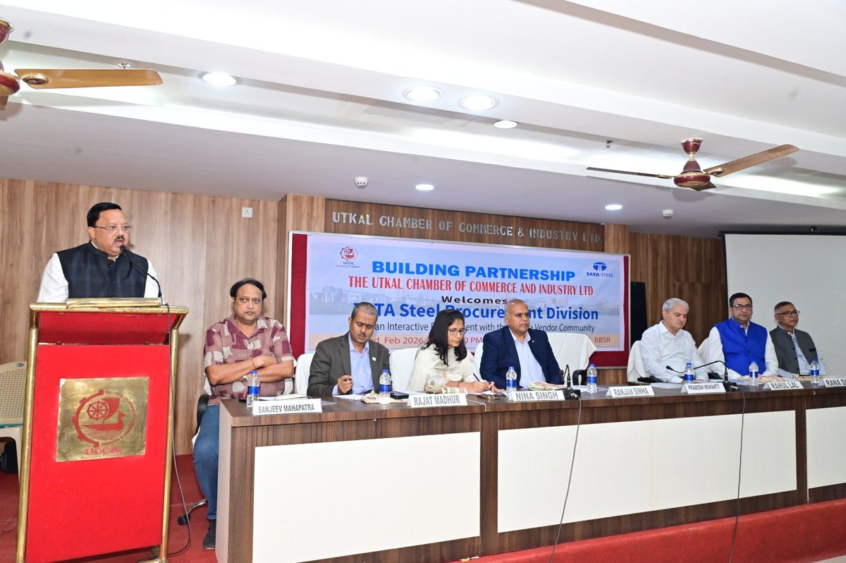 THE UTKAL CHAMBER OF COMMERCE AND INDUSTRY LIMITED tweet media