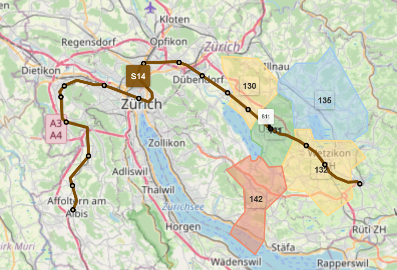 So stelle ich mir heute in etwa eine funktionierende ÖPNV-Karte vor:

shinguz.ch/computer/gis/b…

Hat noch Verbesserungspotential, aber ist mMn immer noch besser als alles was der ZVV bisher zu bieten hat...

#zürich #zvv #öv #öpnv #karte #gis