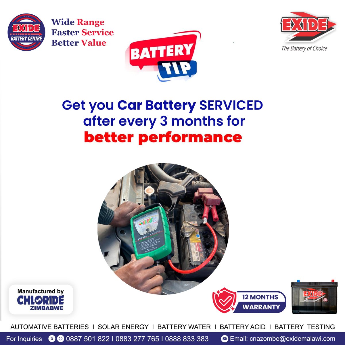 Exide Battery Centre tweet media