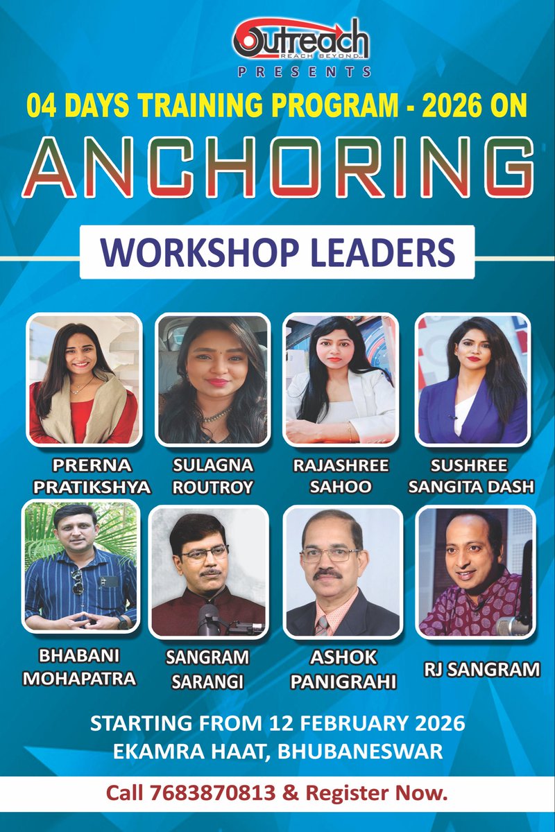 rjsubrat's tweet photo. Outreach organizing this useful training for anchoring aspirants. #anchortraining #anchor #training https://t.co/6bJAirQiGP