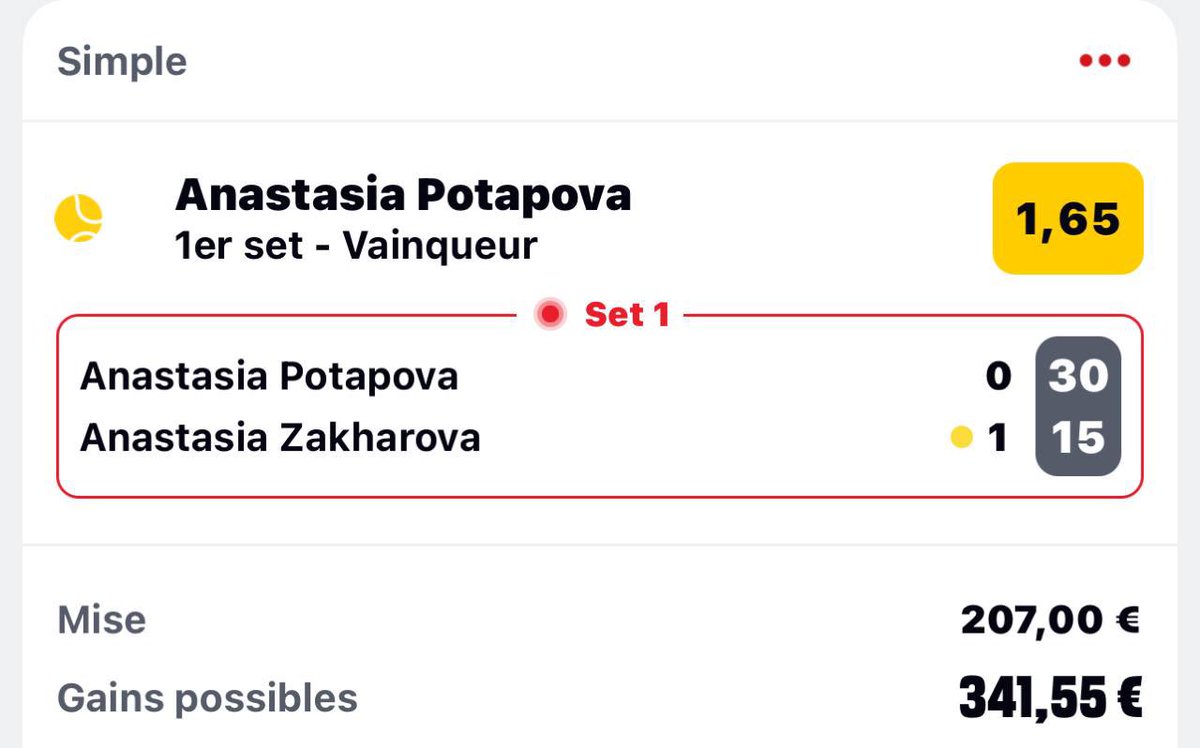 🔴 MONTANTE LIVE FUN ✅🚀

ÉTAPE 1 : 100€ 👉 207€✅
ÉTAPE 2 : 207€👉341,55€

❤️+RT ♻️ j’offre 2x50€ si on fait x10💪

T.A.S DEMAIN 12h 🕘 

#TeamParieur
