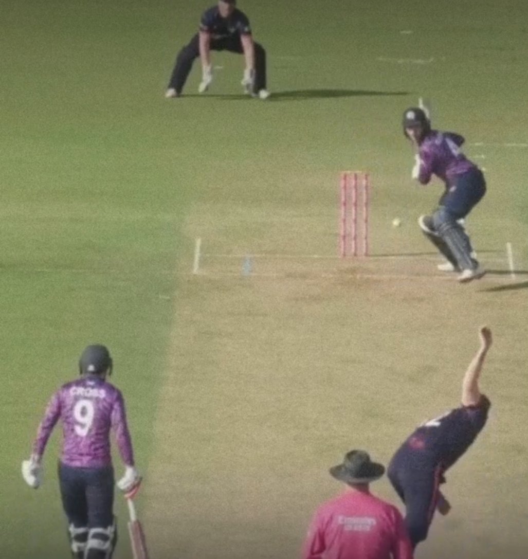MBESportHQ's tweet photo. FULL-TIME: NAMIBIA WIN A THRILLER 🔥🏏
Namibia defend 226 and edge Scotland by 6 runs in a wild T20 World Cup warm-up! 💥
Scotland finish 220/5, falling just short after a blistering chase. What a game! 👏🔥
#T20WorldCup #NAMvSCO #CricketThriller https://t.co/T5N7NLAeBA