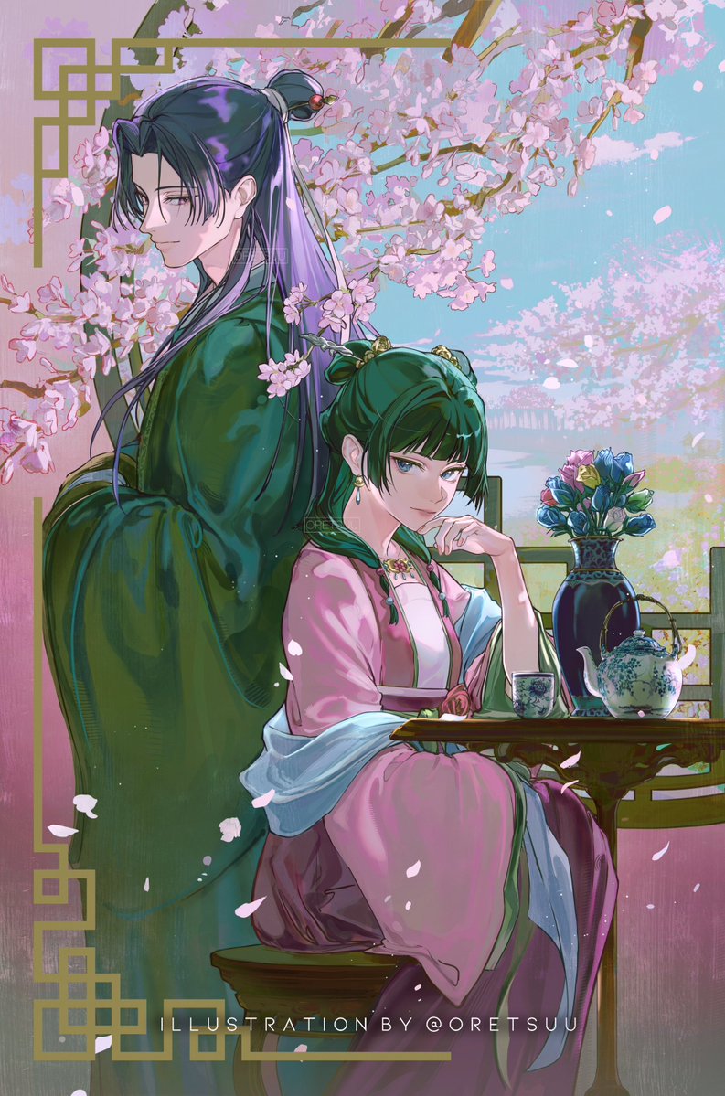 oretsuu's tweet image. Garden party 🌸🍵
#ApothecaryDiaries #薬屋のひとりごと