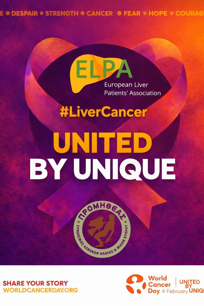 Promitheasliver's tweet image. Παγκόσμια Ημέρα κατά του Καρκίνου 🎗️

👉 Η 4η Φεβρουαρίου δεν είναι απλώς μια ημέρα ευαισθητοποίησης είναι μια ισχυρή υπενθύμιση της συλλογικής μας ευθύνης να δράσουμε.

✅ Ο προσυμπτωματικός έλεγχος είναι ένα από τα πιο ισχυρά μας όπλα. @EuropeLiver @OSAK_CyFPA @MinHealthCY