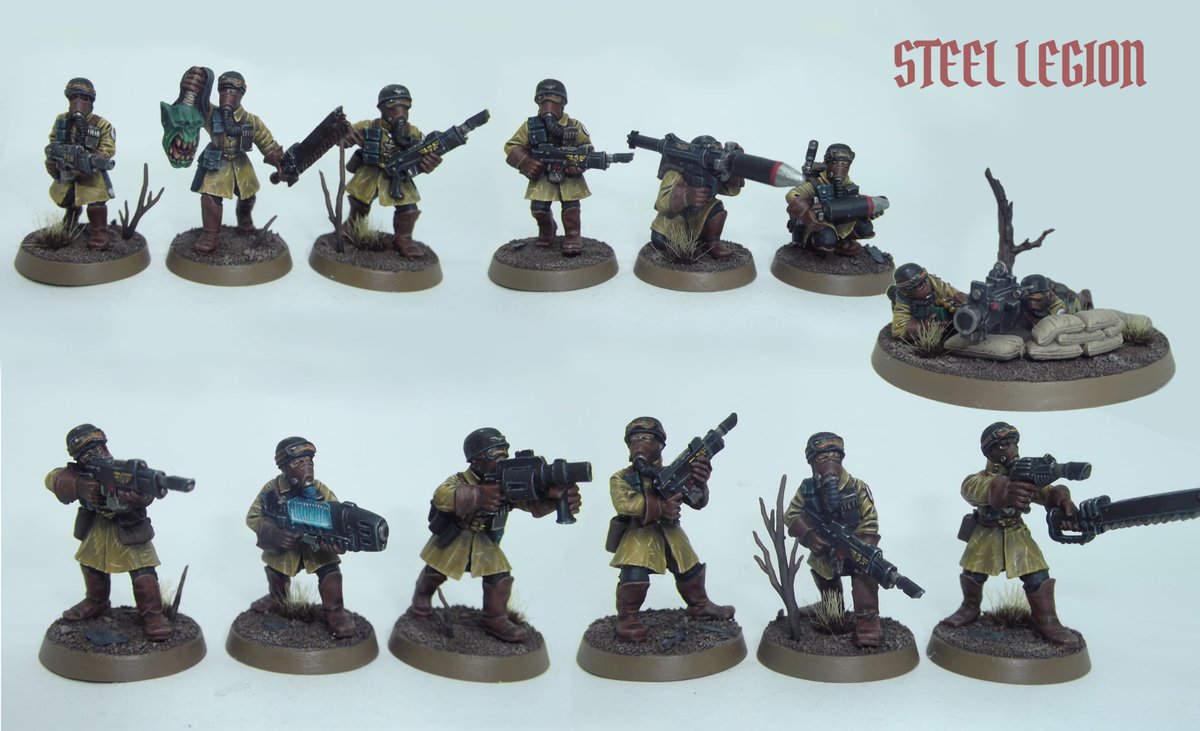 Steel Legion 
#warhammer40k 
#WarhammerCommunity 
#steellegion
