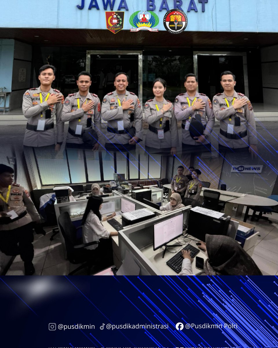 Bandung – Siswa Pusat Pendidikan Administrasi (Pusdikmin) Lemdiklat Polri melaksanakan kegiatan Latihan Teknis (Latnis) di Kantor TVRI Jawa Barat, Rabu (4/2/2026).

Kegiatan ini merupakan bagian dari program pendidikan dan pelatihan yang bertujuan untuk meningkatkan kemampuan,