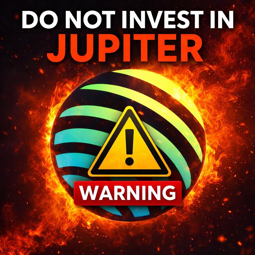 The main reason why I’m fudding $JUP is simple.
They made too many mistakes by lying to people and selling false hope.

After that, they came back and said “fresh start, everything begins again.”
Months have passed.
We haven’t seen real progress.
What we see is just another