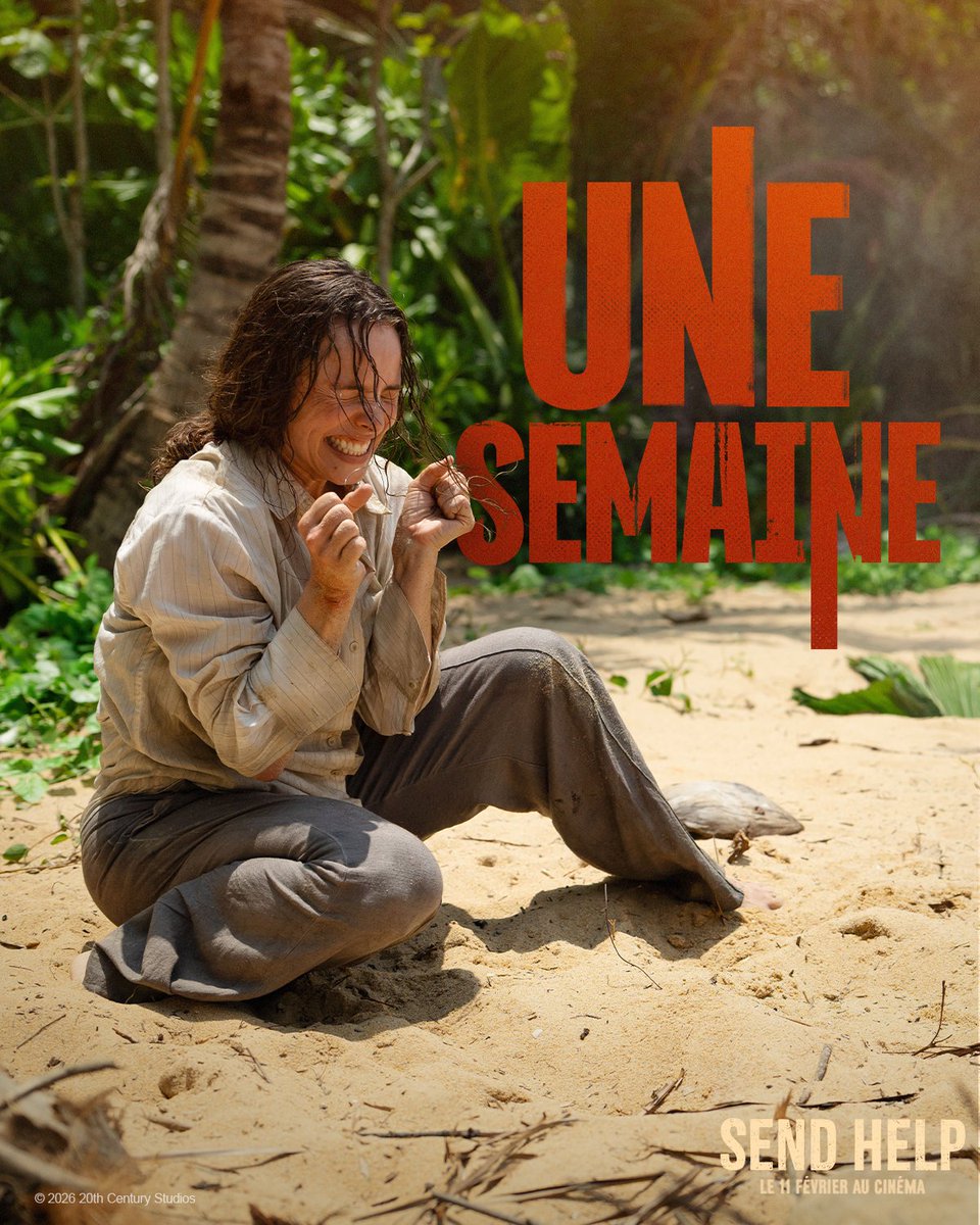 20thCenturyFR's tweet photo. Une semaine. Deux collègues. Une île. 

#SendHelp, le 11 février au cinéma. https://t.co/EUq5TQrPWE
