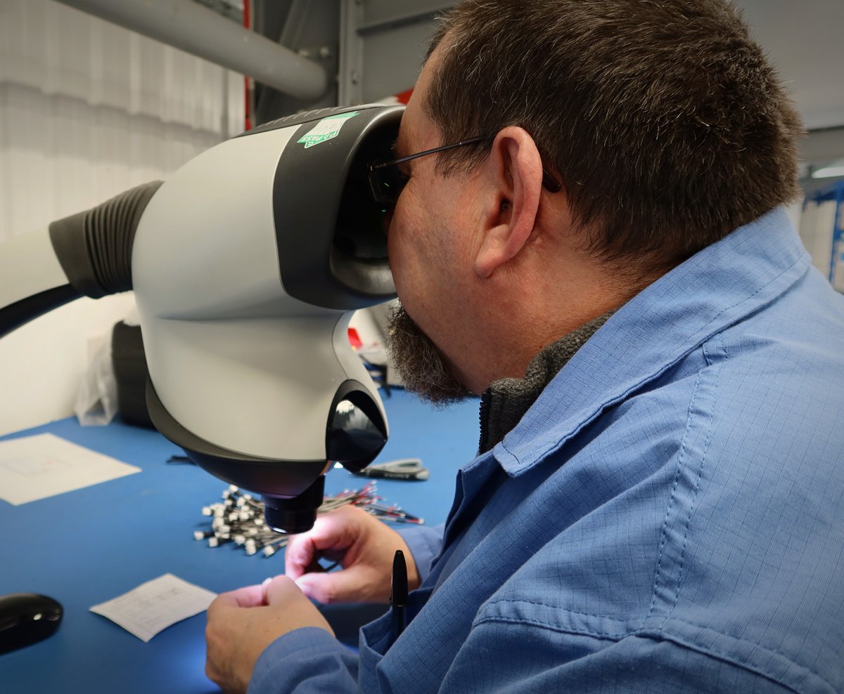 PrototypeElect's tweet image. Cable inspection is underway this morning.

Inspections like this ensure every #CableAssembly we produce is reliable, safe and performs exactly as intended.

Quality isn’t just another step in our process, it’s the foundation of every PCB we build. 👍