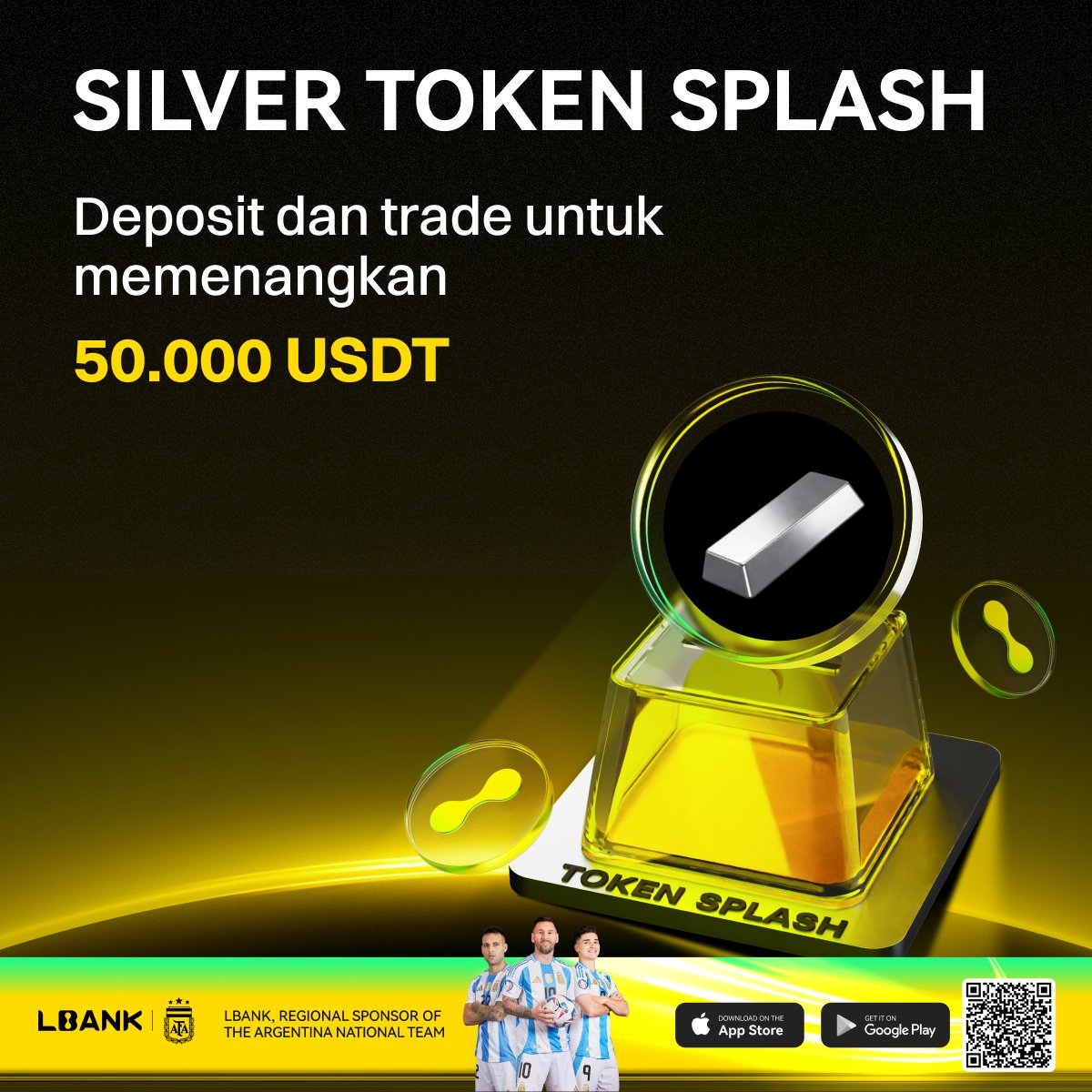 🎉 SILVER Token Splash sudah live di LBank! 🎉

💰 Deposit &amp; trading SILVER untuk berbagi prize pool besar 50.000 USDT!

👉 Bergabung sekarang: lbank.com/token-splash/S…