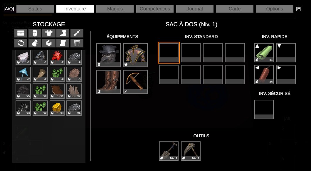 Inventory starting to fill up nicely!
Always prep your expeditions carefully—you never know what you’ll run into out there. ⚔️
But the adventure (and the rewards) are absolutely worth it! 🔥
#gamedev #indiedev #videogames