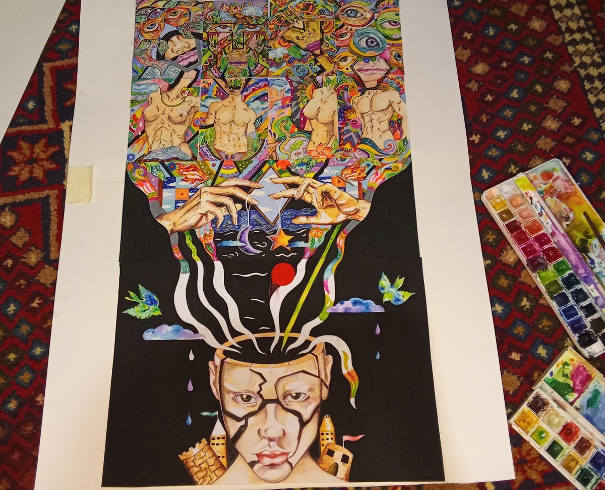pardis_world's tweet photo. GM XFam 🔆 🫂 

Maybe I am too sensitive to hold my focus on art in times of complexity.
Yet, while even our breath is entangled with politics, I keep trying to bring my work to an end.

#IranMassacare 
#nftcommnunity https://t.co/14LOI68uDP