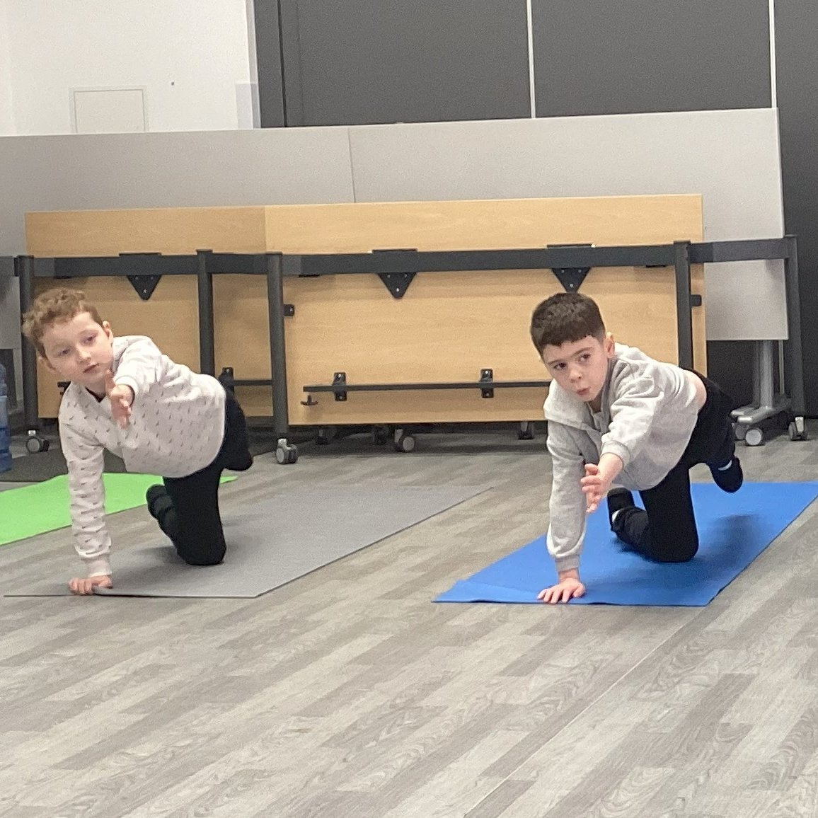 MayfieldOldham's tweet photo. Year 2 have been brilliant in Yoga lessons, learning to balance, stretch and relax together! They’ve loved using their breath in each pose and building their own flows. 🧘‍♀️ https://t.co/yGsigfo9lW